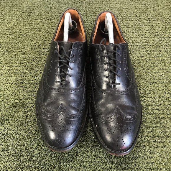 Allen Edmonds Men’s CHESTER Black Wingtip Oxford Dress Shoes Size 9.5 c main image 7